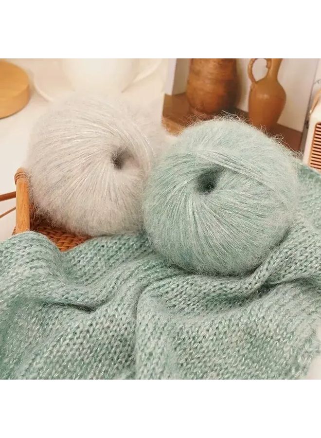 Mohair Wool Yarn 10pcs 250g Total Color 05 For Knitting Crochet Sweaters Scarves - Image 5